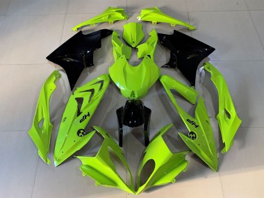 Carenados Moto BMW S1000RR 2009-2014 - Alta Visibilidad Amarillo Negro Brillante HP Asequibles