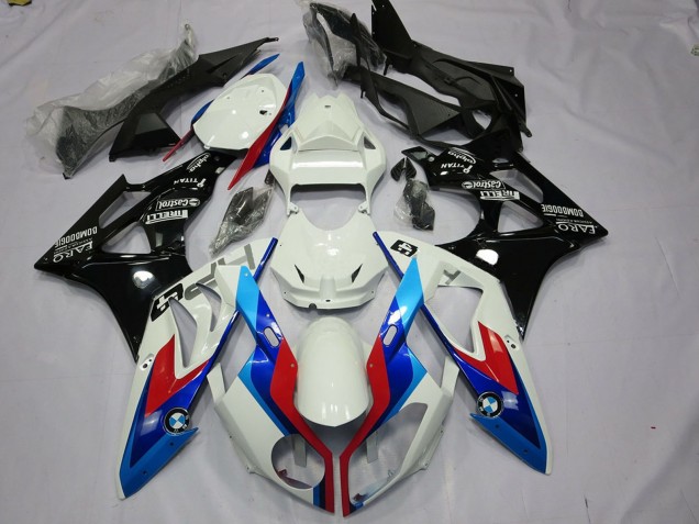 Kit Carenados Moto BMW S1000RR 2009-2014 - Blanco Rojo Azul Negro Brillante Asequibles
