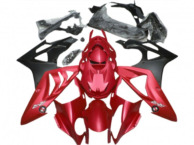 Carenado Moto BMW S1000RR 2009-2014 - Rojo Negro Mate Asequibles