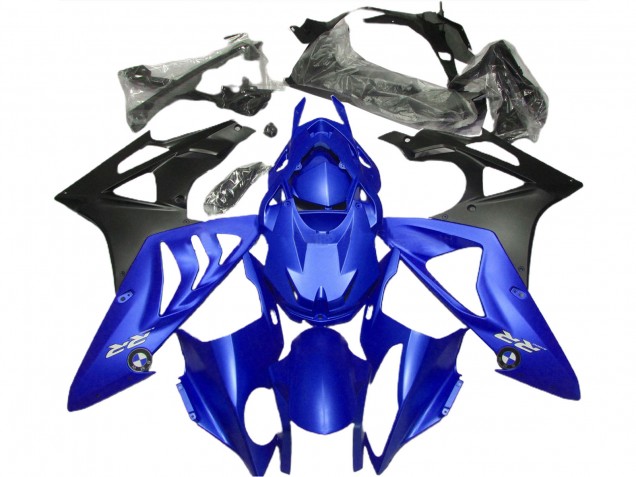 Carenado Moto BMW S1000RR 2009-2014 - Azul Negro Mate Asequibles