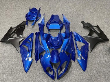Carenados Moto BMW S1000RR 2009-2014 - Azul Negro Mate Asequibles