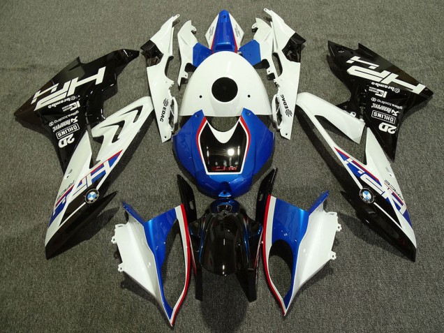 Carenados Moto BMW S1000RR 2009-2014 - Blanco Rojo Azul Negro Brillante HP Asequibles