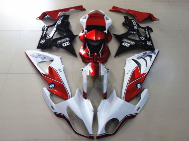 Carenados Moto BMW S1000RR 2009-2014 - Blanco Rojo Negro Brillante Asequibles