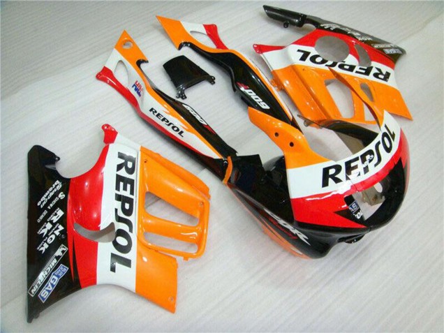Carenado Moto Honda CBR600 F3 1995-1996 - Naranja Blanco Rojo Negro Brillante Repsol Asequibles