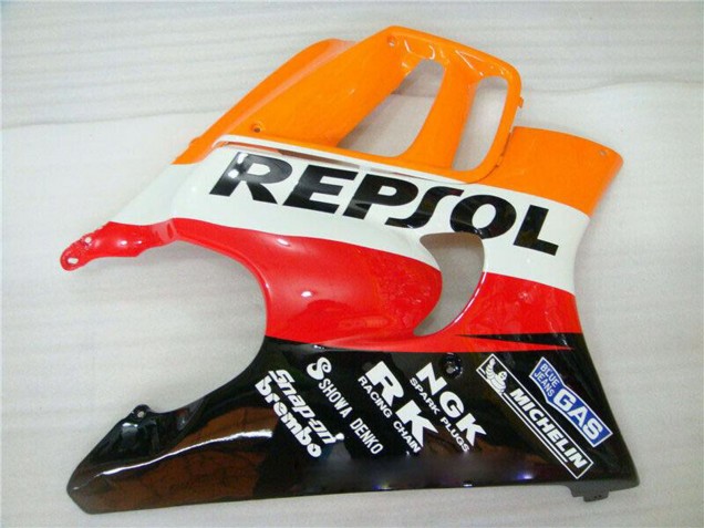 Carenado Moto Honda CBR600 F3 1995-1996 - Naranja Blanco Rojo Negro Brillante Repsol Asequibles