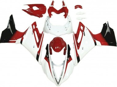Carenados Moto Triumph Daytona 675 2013-2016 - Blanco Rojo Negro Brillante Asequibles