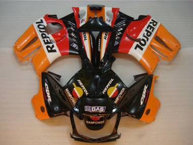 Carenados Moto Honda CBR600 F3 1995-1996 - Naranja Blanco Rojo Negro Brillante Repsol Asequibles
