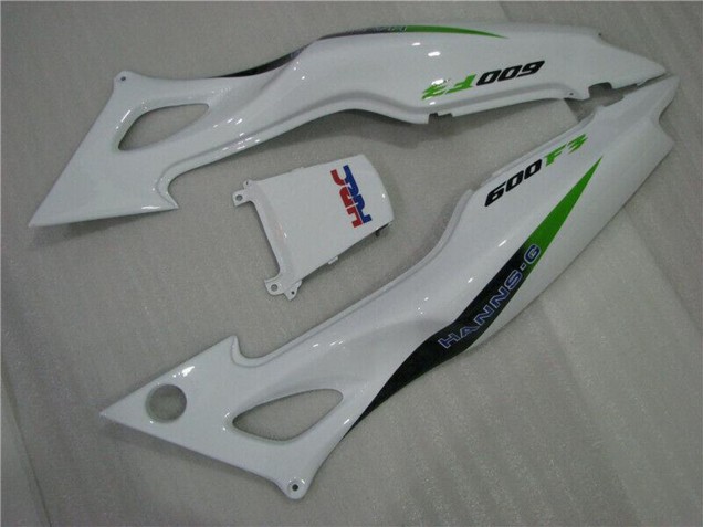 Carenados Moto Honda CBR600 F3 1995-1996 - Blanco Plata Verde Hannspree Asequibles