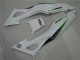 Carenados Moto Honda CBR600 F3 1995-1996 - Blanco Plata Verde Hannspree Asequibles