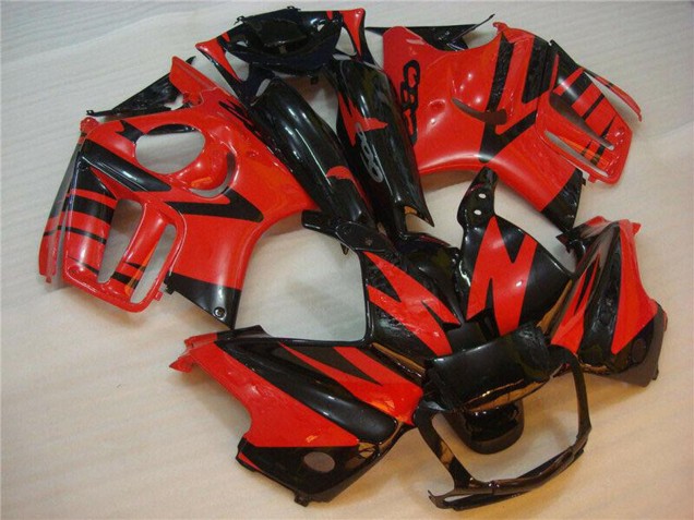 Carenado Moto Honda CBR600 F3 1995-1996 - Rojo Negro Brillante Asequibles