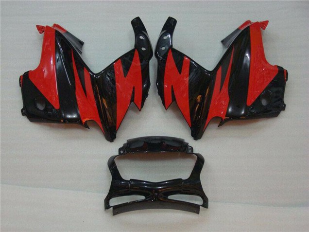 Carenado Moto Honda CBR600 F3 1995-1996 - Rojo Negro Brillante Asequibles