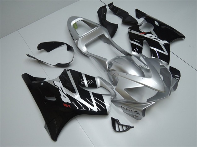 Carenado Moto Honda CBR600 F4i 2001-2003 - Plata Negro Brillante Asequibles