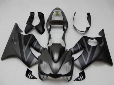 Kits Carenado Moto Honda CBR600 F4i 2001-2003 - Negro Mate Gris Asequibles