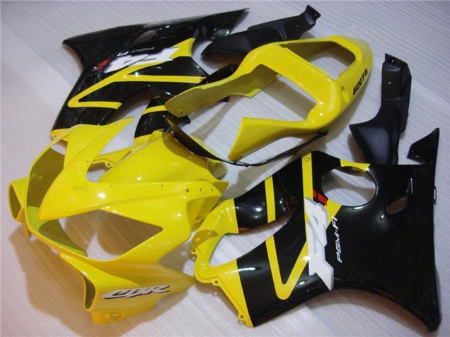 Carenado Moto Honda CBR600 F4i 2001-2003 - Amarillo Negro Brillante Asequibles