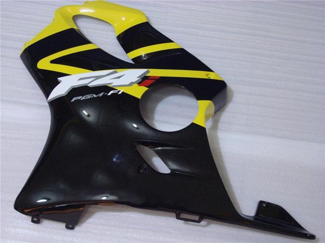 Carenado Moto Honda CBR600 F4i 2001-2003 - Amarillo Negro Brillante Asequibles