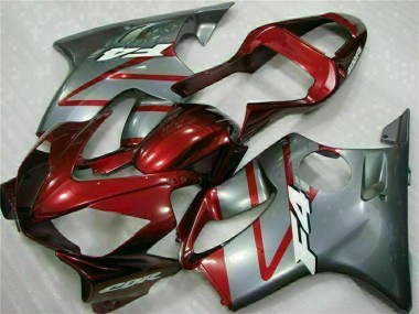 Kits Carenado Moto Honda CBR600 F4i 2001-2003 - Plata Rojo Asequibles
