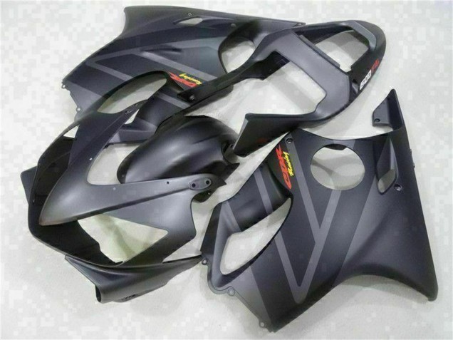 Carenado Moto Honda CBR600 F4i 2001-2003 - Negro Mate Gris Asequibles