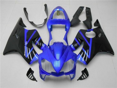 Carenado Moto Honda CBR600 F4i 2001-2003 - Azul Negro Brillante Asequibles