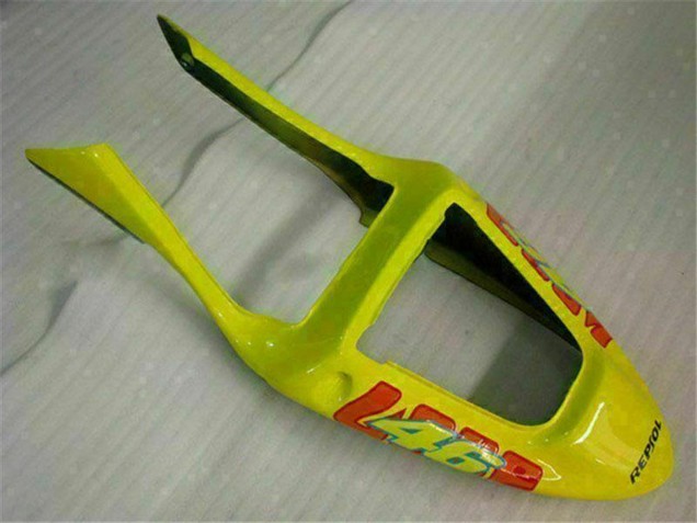 Carenados Moto Honda CBR600 F4i 2001-2003 - Amarillo Naranja Negro Brillante Rossi 46 Asequibles