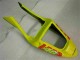 Carenados Moto Honda CBR600 F4i 2001-2003 - Amarillo Naranja Negro Brillante Rossi 46 Asequibles