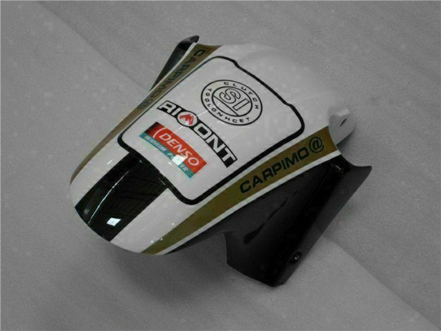 Carenados Moto Honda CBR600 F4i 2001-2003 - Blanco Amarillo Negro Brillante Playboy Asequibles