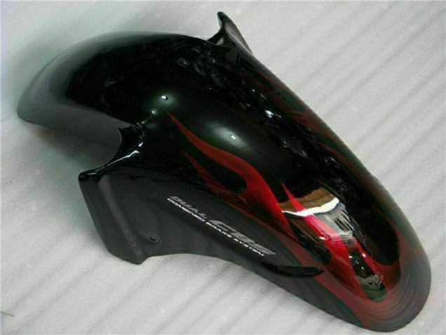 Carenado Moto ABS Honda CBR1100XX Blackbird 1996-2007 - Negro Brillante Rojo Llama Asequibles