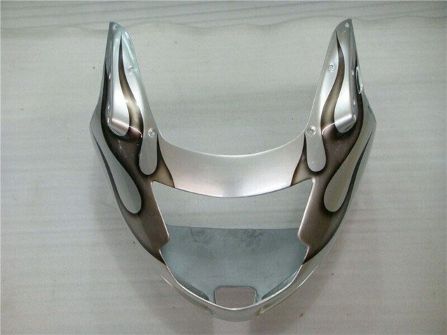 Carenado Moto Honda CBR1100XX Blackbird 1996-2007 - Plata Negro Llama Asequibles