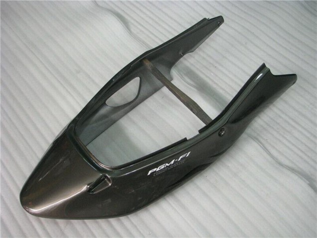 Carenados Moto Honda CBR1100XX Blackbird 1996-2007 - Negro Brillante Plata Llama Asequibles