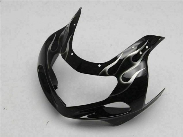 Carenados Moto Suzuki GSXR 600/750 2001-2003 - Negro Brillante Plata Llama Asequibles