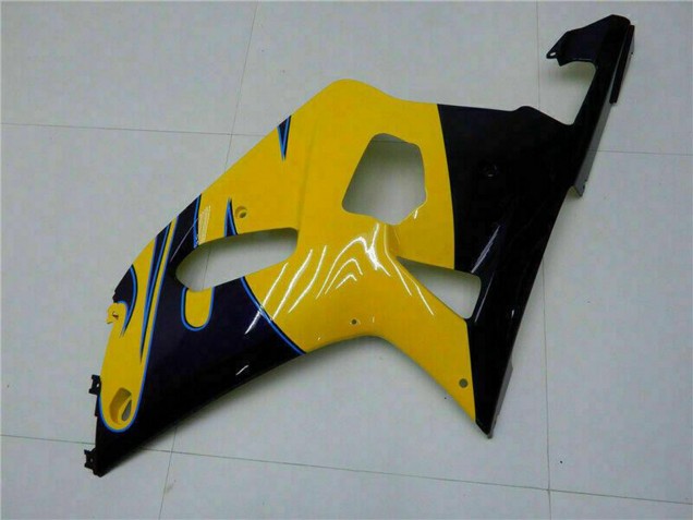 Carenados Moto Suzuki GSXR 600/750 2001-2003 - Amarillo Azul Oscuro Negro Brillante Asequibles