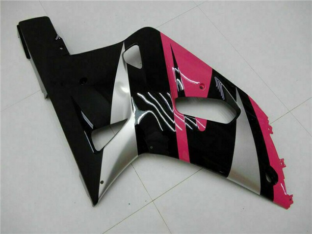 Carenados Moto Suzuki GSXR 600/750 2001-2003 - Rosa Plata Negro Brillante Asequibles