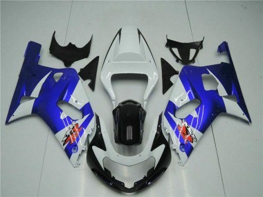 Carenados Moto Suzuki GSXR 600/750 2001-2003 - Blanco Azul Negro Asequibles