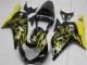 Carenados Moto Suzuki GSXR 600/750 2001-2003 - Negro Brillante Amarillo Llama Asequibles