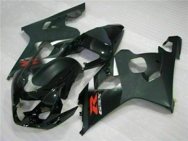 Carenados Moto Suzuki GSXR 600/750 2004-2005 - Negro Brillante Negro Mate Rojo Calcomanía Asequibles
