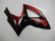 Carenado Moto Suzuki GSXR 600/750 2006-2007 - Rojo Negro Brillante Asequibles