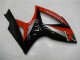 Carenados Moto Suzuki GSXR 600/750 2006-2007 - Rojo Negro Brillante Asequibles