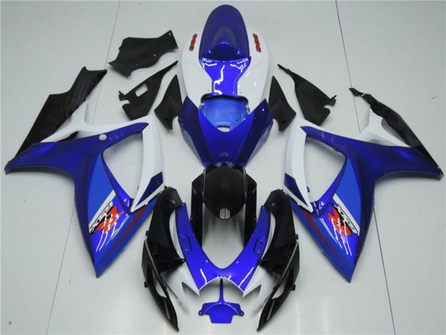 Carenado Moto Suzuki GSXR 600/750 2006-2007 - Blanco Azul Negro Rojo Asequibles