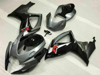 Carenados Moto Suzuki GSXR 600/750 2006-2007 - Plata Gris Negro Brillante Rojo Asequibles