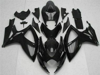 Kits Carenado Moto Suzuki GSXR 600/750 2006-2007 - Negro Brillante Asequibles