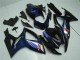 Carenados Moto Suzuki GSXR 600/750 2006-2007 - Negro Brillante Azul Asequibles