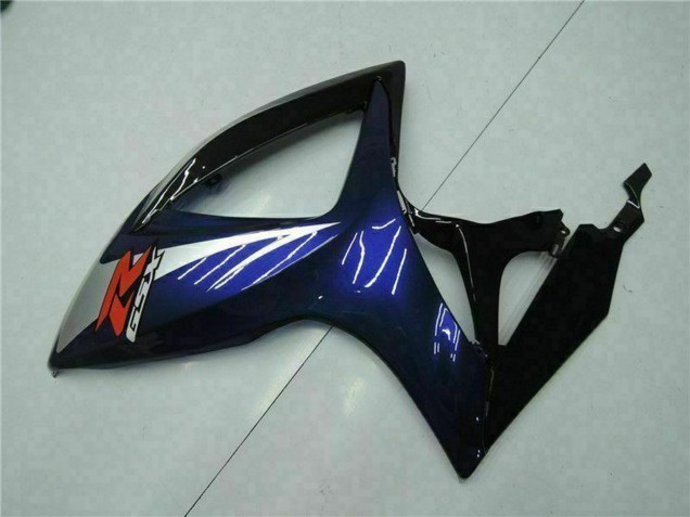 Carenados Moto Suzuki GSXR 600/750 2006-2007 - Negro Brillante Azul Asequibles
