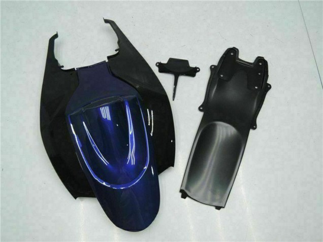 Carenados Moto Suzuki GSXR 600/750 2006-2007 - Negro Brillante Azul Asequibles