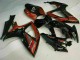 Carenados Moto Suzuki GSXR 600/750 2006-2007 - Negro Brillante Rojo Asequibles