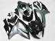 Carenados Moto Suzuki GSXR 600/750 2006-2007 - Plata Negro Brillante Asequibles