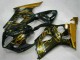 Carenados Moto Suzuki GSXR 1000 2003-2004 - Negro Brillante Oro Llama Asequibles