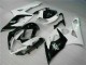 Carenados Moto Suzuki GSXR 1000 2005-2006 - Blanco Negro Brillante Asequibles