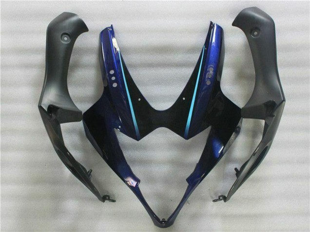 Kits Carenado Moto Suzuki GSXR 1000 2005-2006 - Blanco Azul Negro Brillante Asequibles