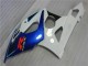 Kits Carenado Moto Suzuki GSXR 1000 2005-2006 - Blanco Azul Negro Brillante Asequibles