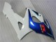 Kits Carenado Moto Suzuki GSXR 1000 2005-2006 - Blanco Azul Negro Brillante Asequibles