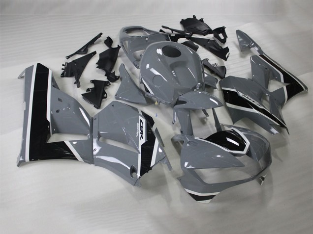 Carenados Moto Honda CBR600RR 2013-2023 - Nardo Gris Negro Brillante Asequibles
